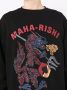 Maharishi Sweater met logoprint Zwart - Thumbnail 5