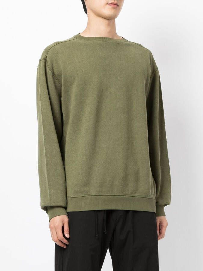 Maharishi Sweater met ronde hals Groen