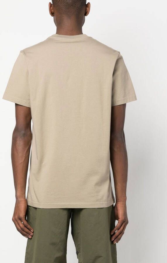 Maharishi T-shirt met print Beige