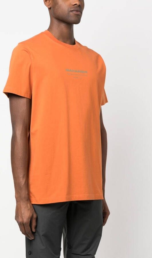 Maharishi T-shirt met print Oranje