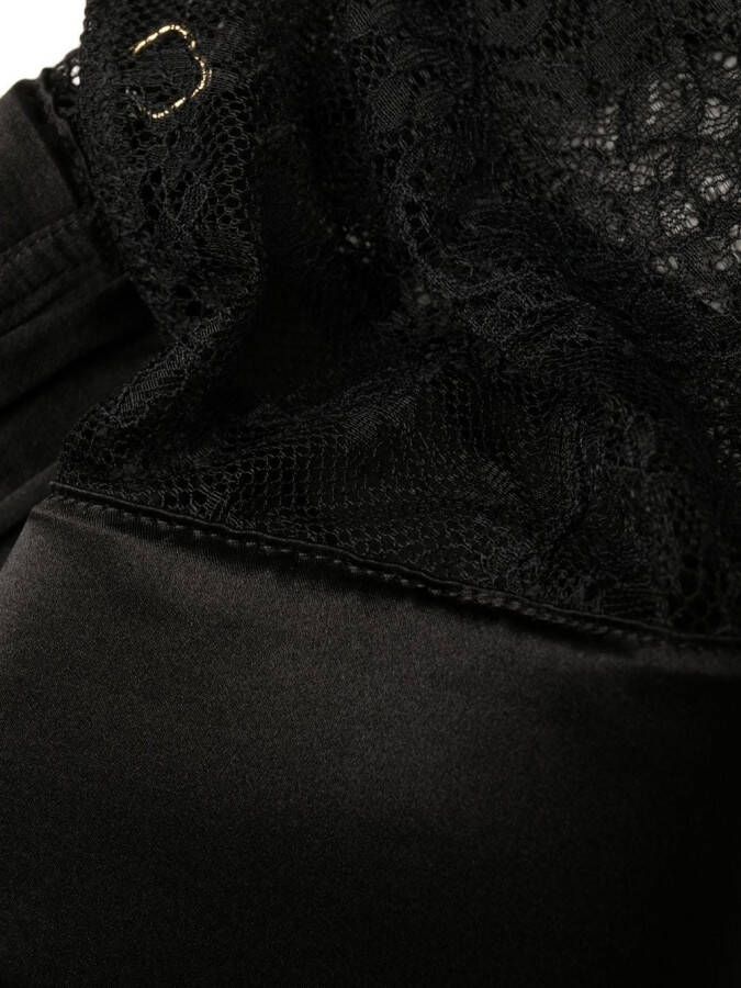 Maison Close Bh met kanten detail Zwart