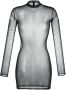 Maison Close Jurk met mesh Zwart - Thumbnail 2