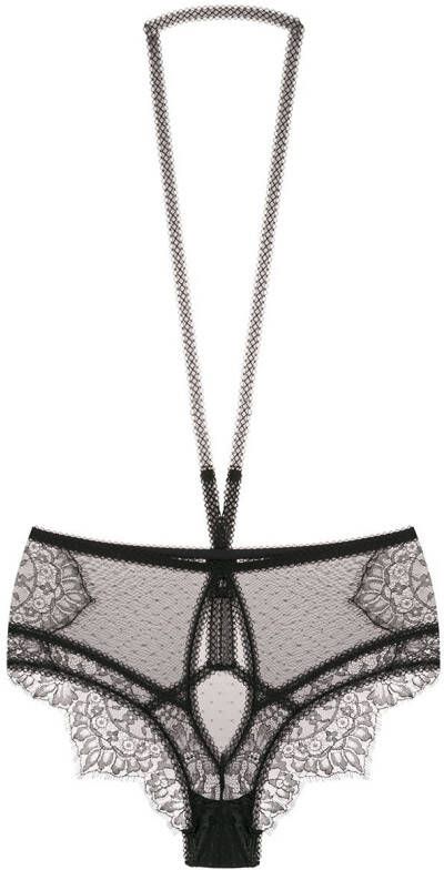 Maison Close Kanten slip Zwart