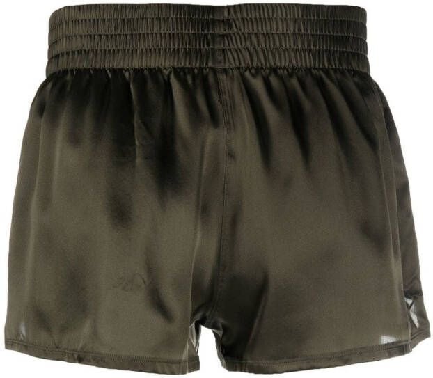 Maison Close Zijden boxershorts Groen