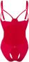 Maison Close Tapage Nocturne string body Rood - Thumbnail 2