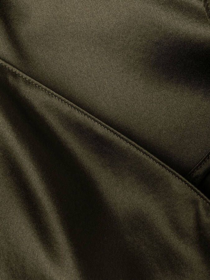 Maison Close Top met jarretels Groen