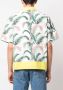 Maison Kitsuné Overhemd met print Wit - Thumbnail 4
