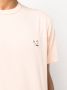 Maison Kitsuné T-shirt met logopatch Oranje - Thumbnail 5