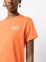 Maison Kitsuné T-shirt met geborduurd logo Oranje - Thumbnail 5
