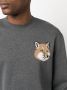 Maison Kitsuné Trui met vossenpatroon Grijs - Thumbnail 5