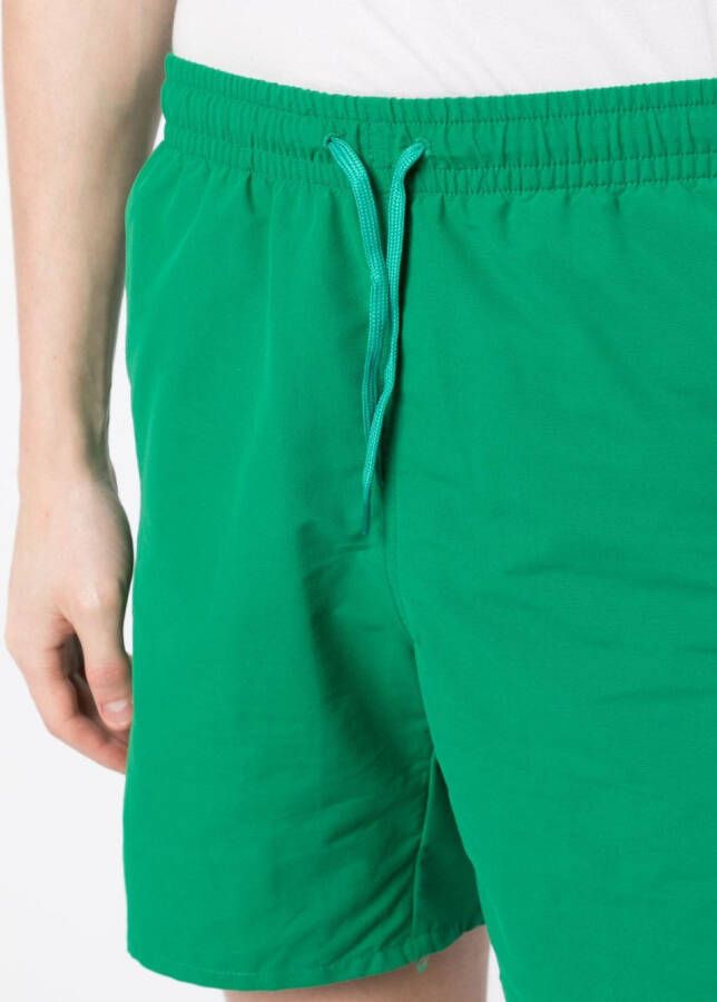 Maison Kitsuné Shorts met motief Groen