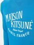 Maison Kitsuné Sweater met logoprint Blauw - Thumbnail 5