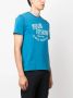 Maison Kitsuné T-shirt met logoprint Blauw - Thumbnail 3