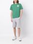 Maison Kitsuné T-shirt met logoprint Groen - Thumbnail 2