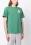 Maison Kitsuné T-shirt met logoprint Groen - Thumbnail 3