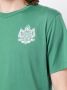 Maison Kitsuné T-shirt met logoprint Groen - Thumbnail 5