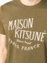 Maison Kitsuné T-shirt met logoprint Groen - Thumbnail 5