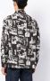 Maison Kitsuné Overhemd met grafische print Zwart - Thumbnail 4