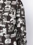 Maison Kitsuné Overhemd met grafische print Zwart - Thumbnail 5