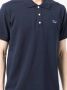 Maison Kitsuné Poloshirt met geborduurd logo Blauw - Thumbnail 4