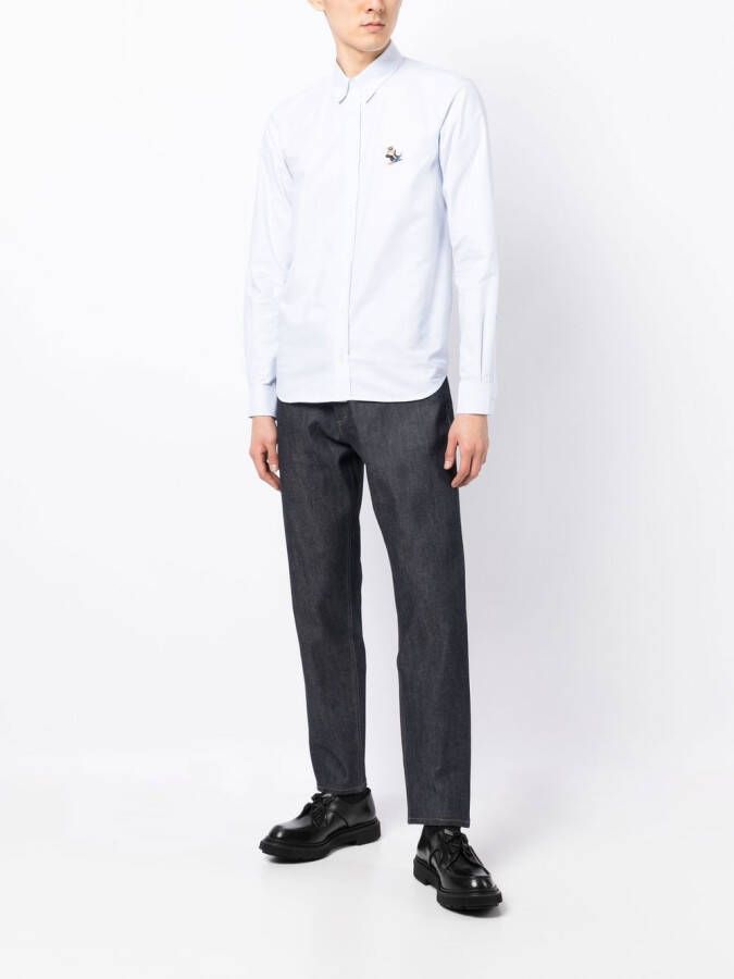 Maison Kitsuné Straight jeans Blauw