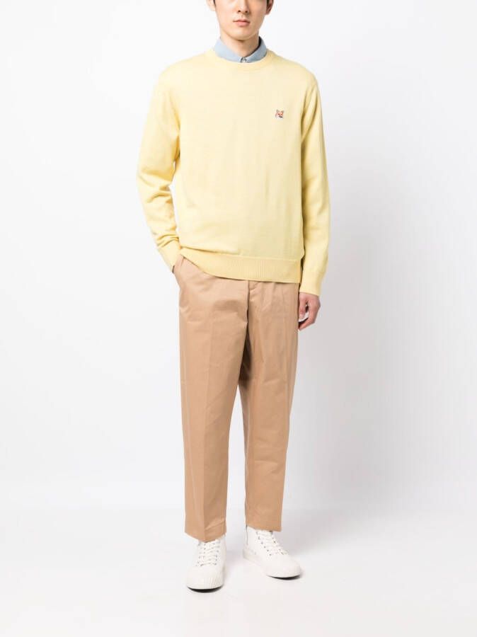 Maison Kitsuné Straight pantalon Bruin
