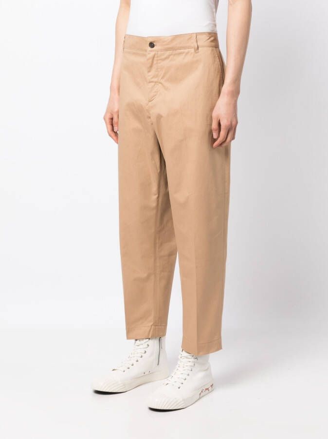 Maison Kitsuné Straight pantalon Bruin