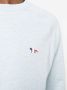 Maison Kitsuné Sweater met logopatch Blauw - Thumbnail 5