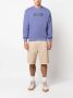 Maison Kitsuné Sweater met logoprint Paars - Thumbnail 2