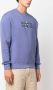 Maison Kitsuné Sweater met logoprint Paars - Thumbnail 3