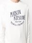 Maison Kitsuné Sweater met logoprint Wit - Thumbnail 5