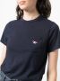Maison Kitsuné T-shirt met logopatch Blauw - Thumbnail 5