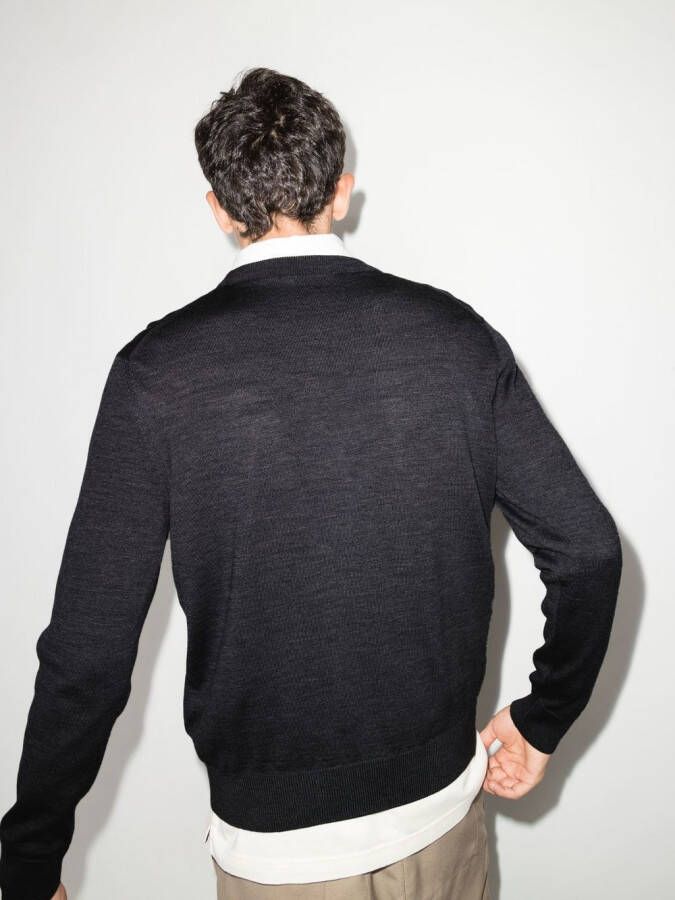 Maison Kitsuné Wollen trui Grijs
