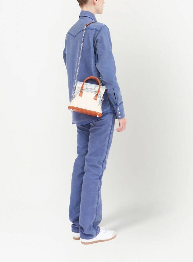 Maison Margiela 5AC Classique kleine tas met handgreep Beige