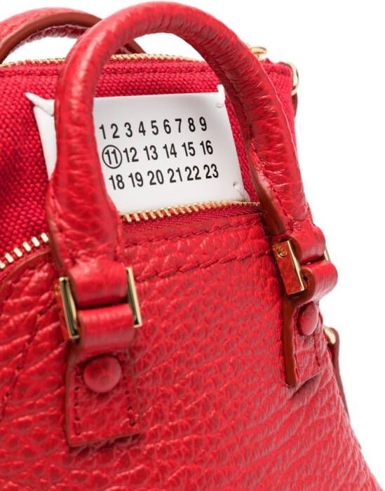 Maison Margiela 5AC Classique Baby tas met handgreep Rood