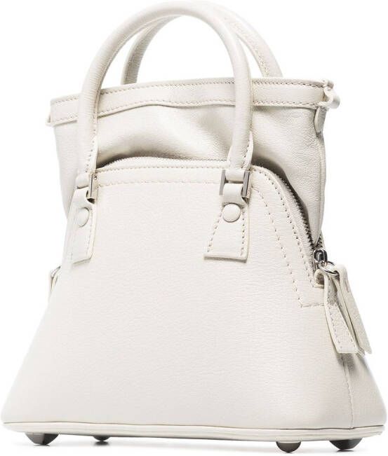 Maison Margiela 5AC draagtas met logopatch Wit