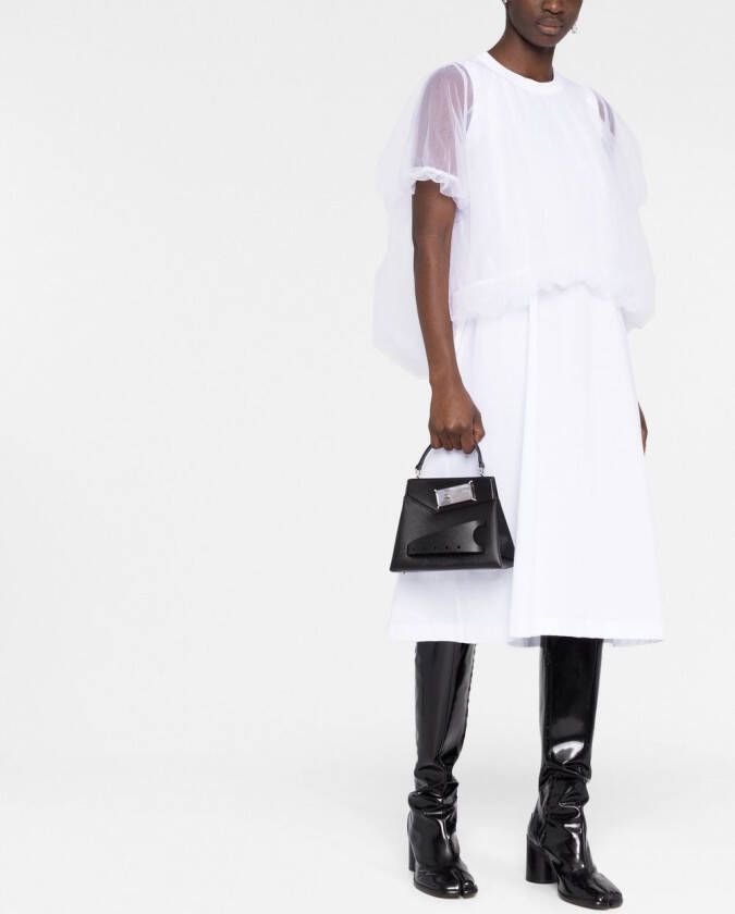 Maison Margiela Snatched kleine shopper Zwart