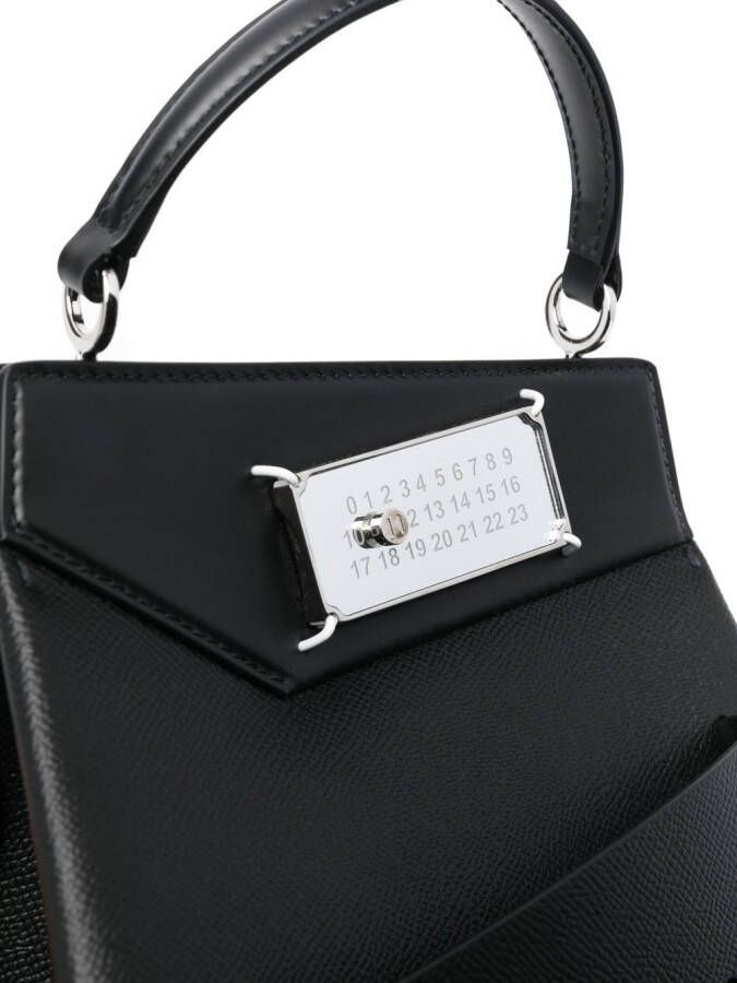 Maison Margiela Snatched kleine shopper Zwart