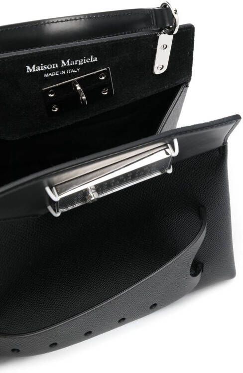 Maison Margiela Snatched kleine shopper Zwart