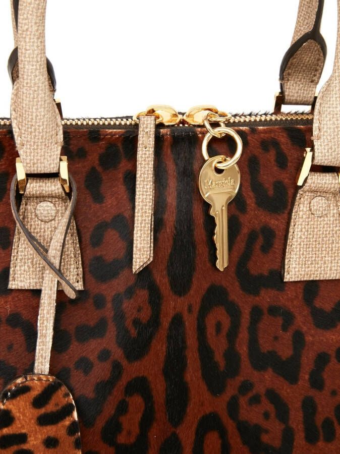 Maison Margiela 5Ac shopper met patch Bruin