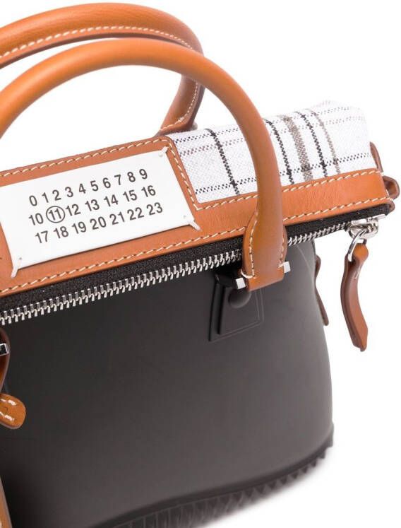 Maison Margiela Kleine 5AC tas met handgreep Zwart