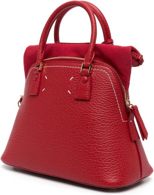 Maison Margiela Kleine 5AC Classique tas met handgreep Rood
