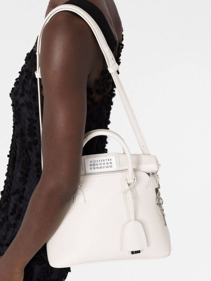 Maison Margiela Kleine 5AC Classique tas met handgreep Wit