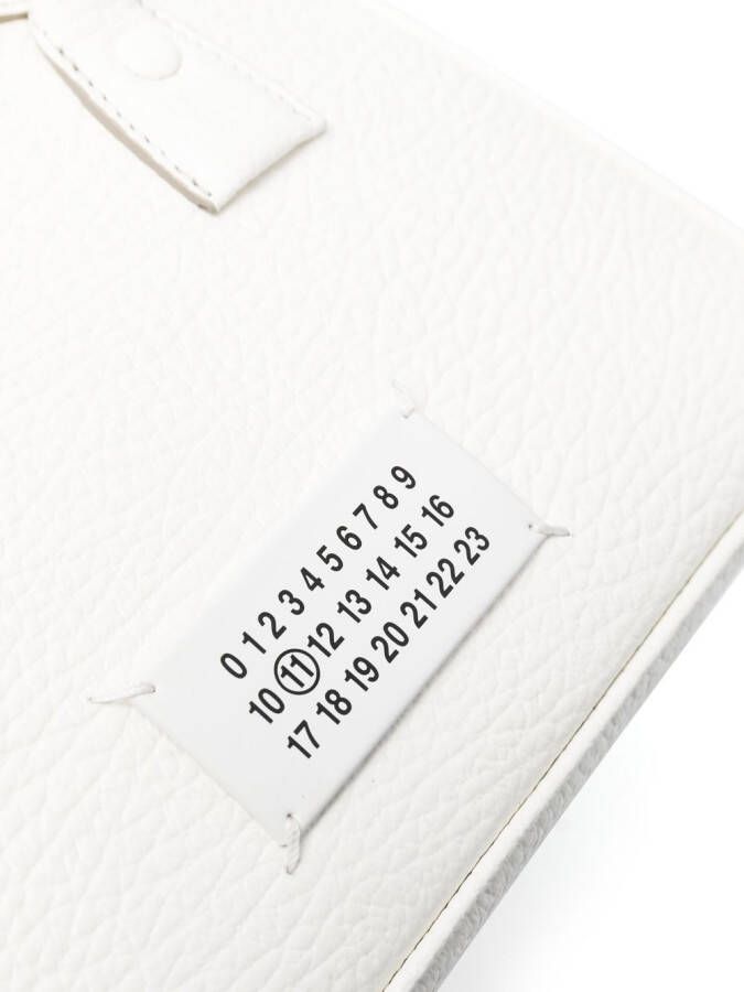 Maison Margiela 5AC kleine tas met handgreep en trekkoord Wit