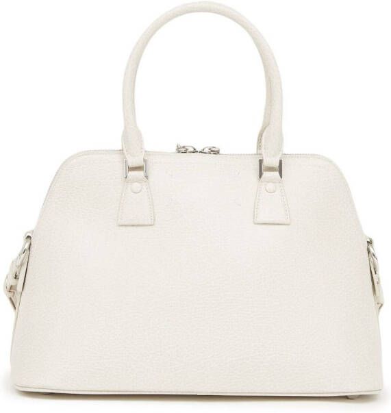 Maison Margiela 5AC leren schoudertas Wit