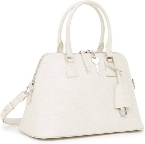 Maison Margiela 5AC leren schoudertas Wit