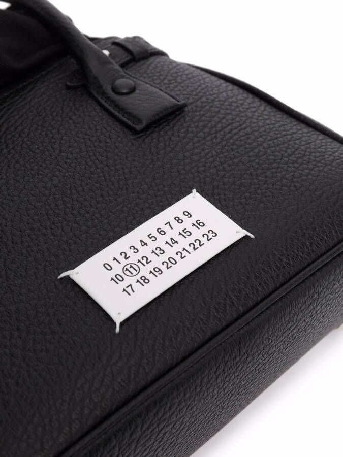 Maison Margiela 5AC kleine tas met handgreep en trekkoord Zwart