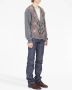 Maison Margiela Intarsia vest met uitgesneden details Grijs - Thumbnail 3