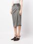 Maison Margiela Asymmetrische rok Grijs - Thumbnail 3