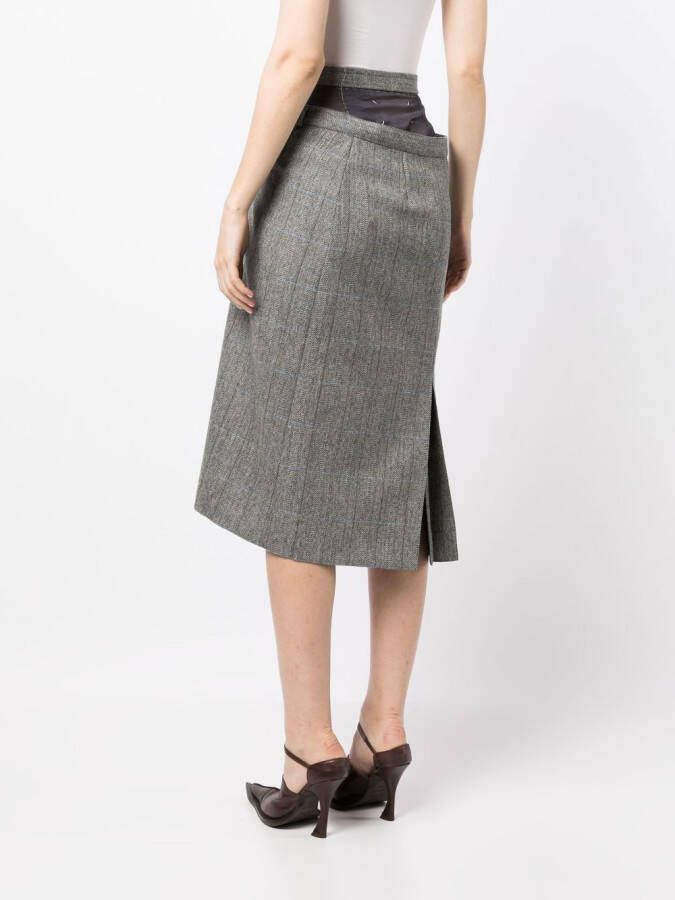 Maison Margiela Asymmetrische rok Grijs